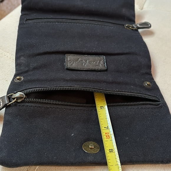 Free People Brown Fold-Over Leather Wallet - Picture 11 of 12